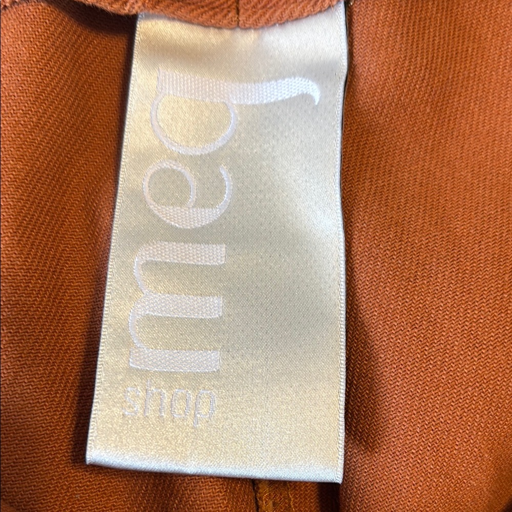 Meg Shop Rust Wide-leg pants